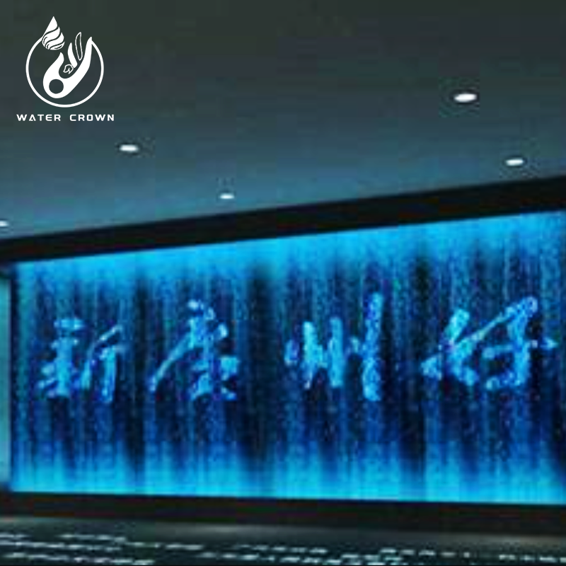 Water Crown Manufacturers Customize Modern Programmable Digital Water Curtains for Parties, Outdoor and Indoor