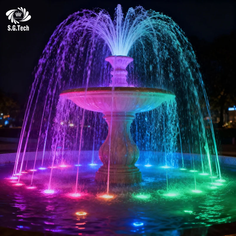 Outdoor Garden Fountain Decorative Water Fountain for Yard Patio Landscape Decoration Home Ornament