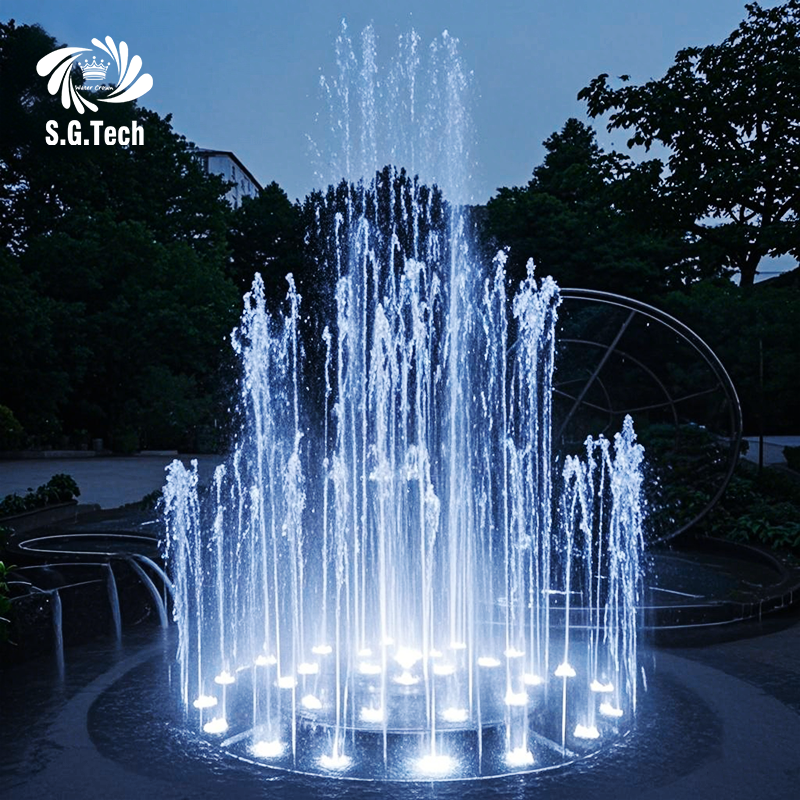 Perfect for Weddings and Parties: Water Crown’s Stainless Steel Floating Fountain with Crown-Inspired LED Accents.