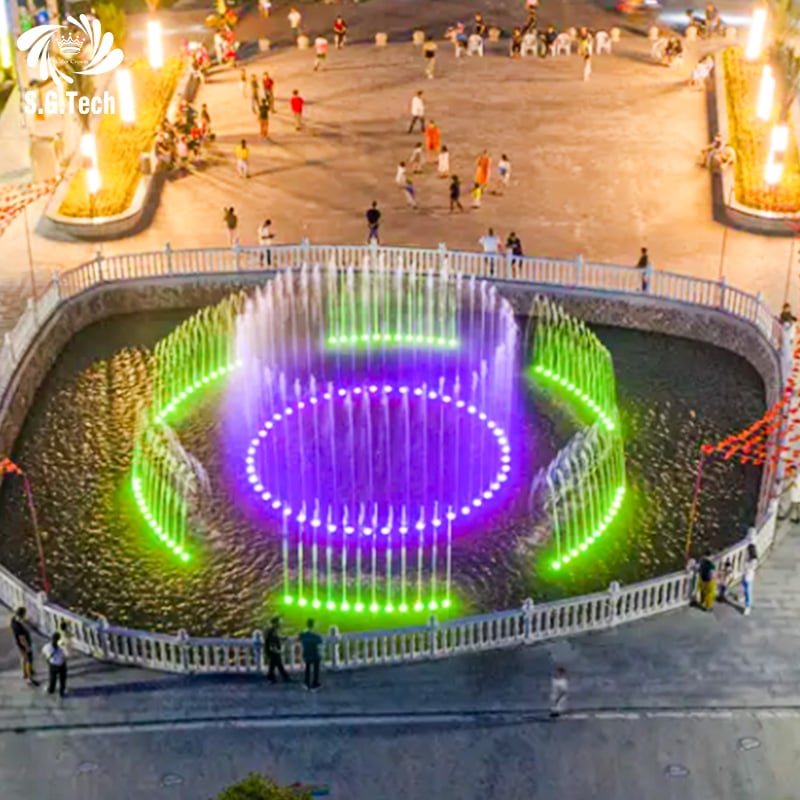 Commercial Outdoor Garden Fountain Complete Water Feature System For Park Resort Villa Landscape Decoration