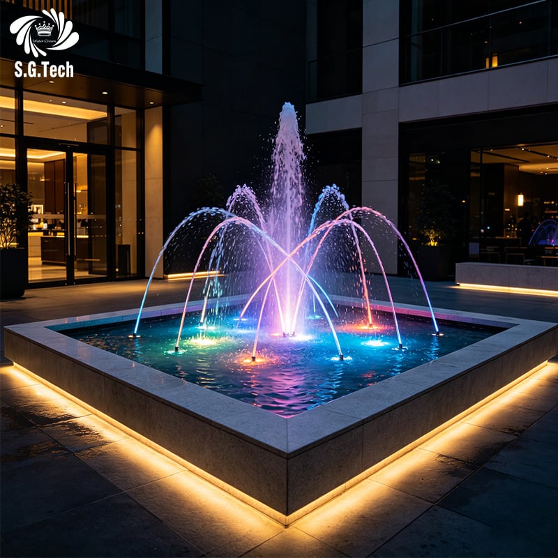 Water Crown Environment Fountain System Solutions – Integration of Quality and Innovation