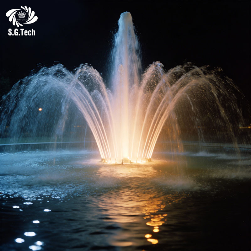 Guangdong Water Crown High Quality Modern Design Garden Fountain with 1 Year Warranty for Outdoor Use