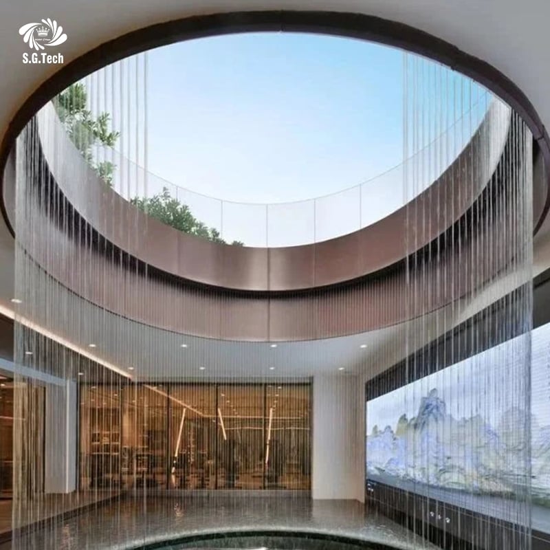 Innovative Water Curtain Technology: Redefining Aesthetics and Function in Commercial and Public Spaces