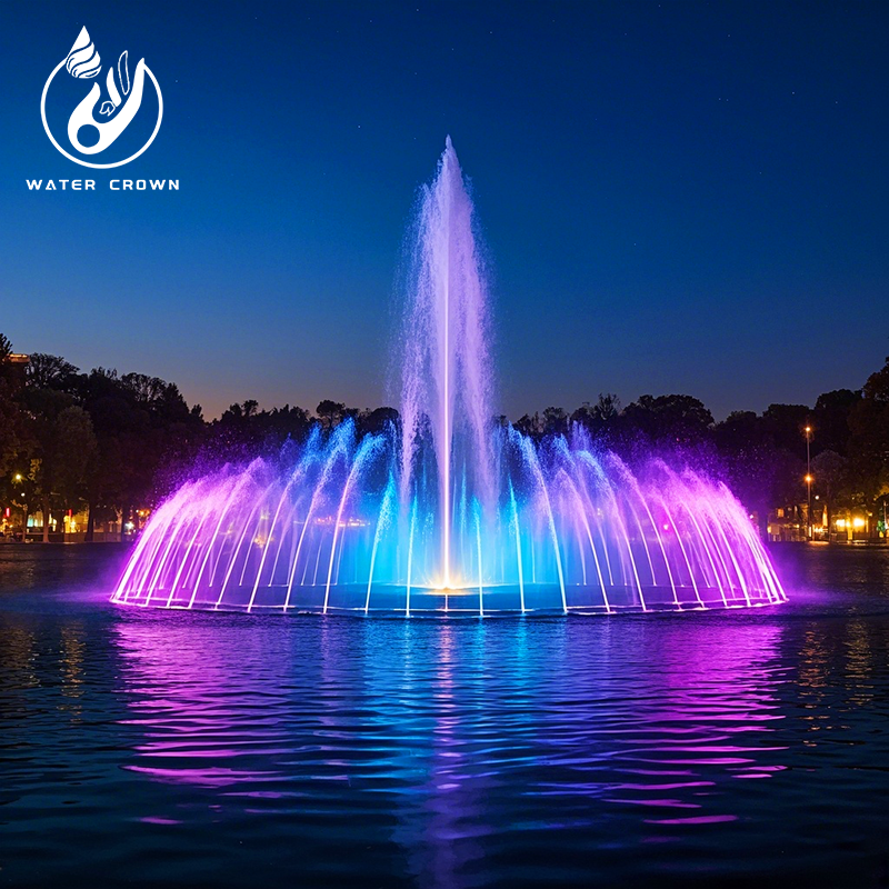 Custom Musical & DMX Water Fountains | Guangdong Water Crown