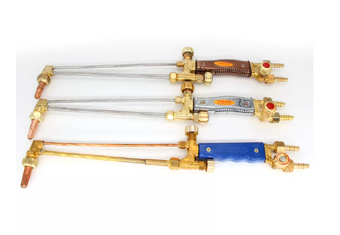 TKWeld FEG‑250 Heavy‑Duty Portable Long‑Handle Welding Torch for CO₂ and Oxy‑Acetylene, Equipped with Double‑Switch Configuration, 54V Input