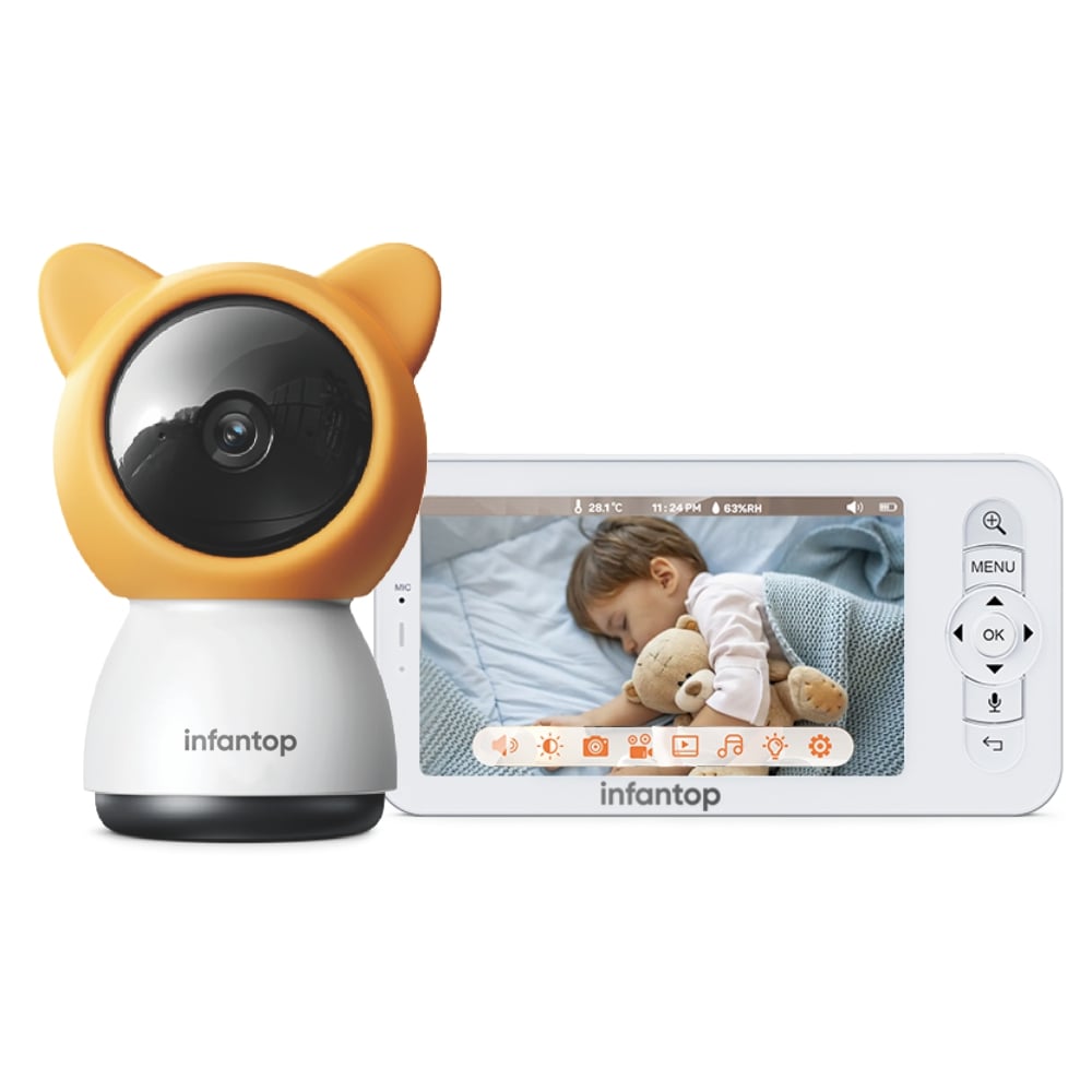 WiFi Baby Camera Monitor 5-inch Screen Smartphone App Baby5T
