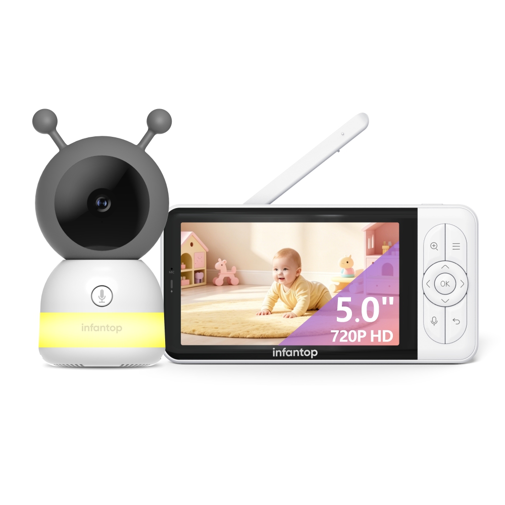2026 2K WiFi Baby Monitor with Camera and Audio Smart Night Light Baby6TS