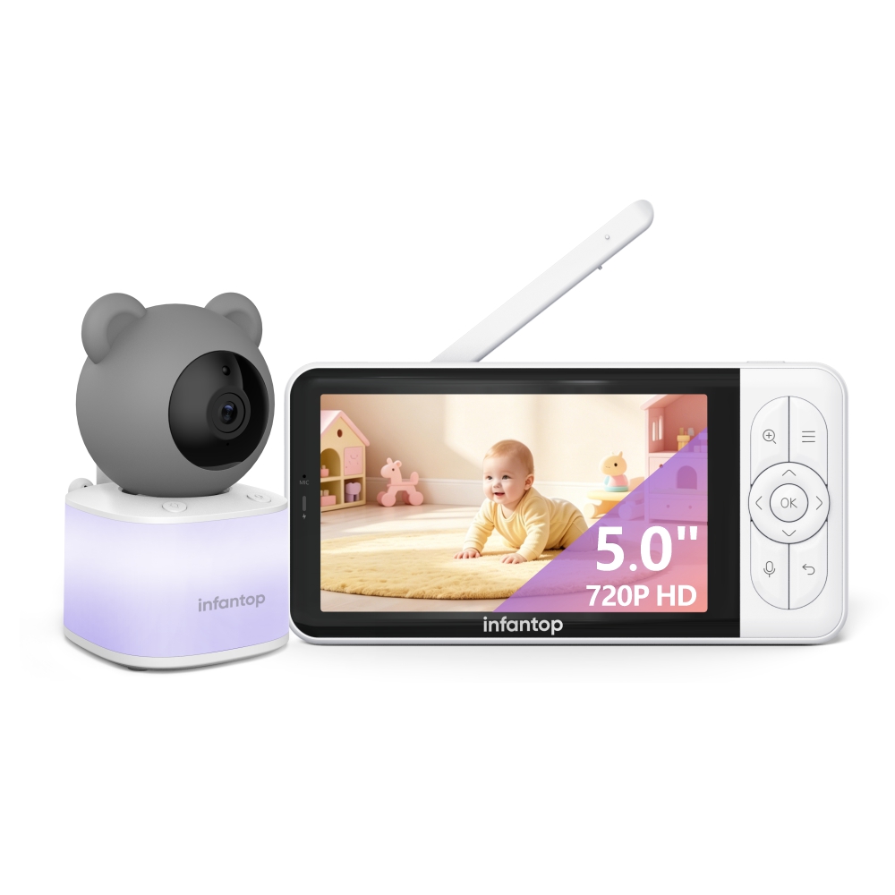 2026 New Camera with  Battery Baby Monitor Night Lamp 2K Camera BABY6YB