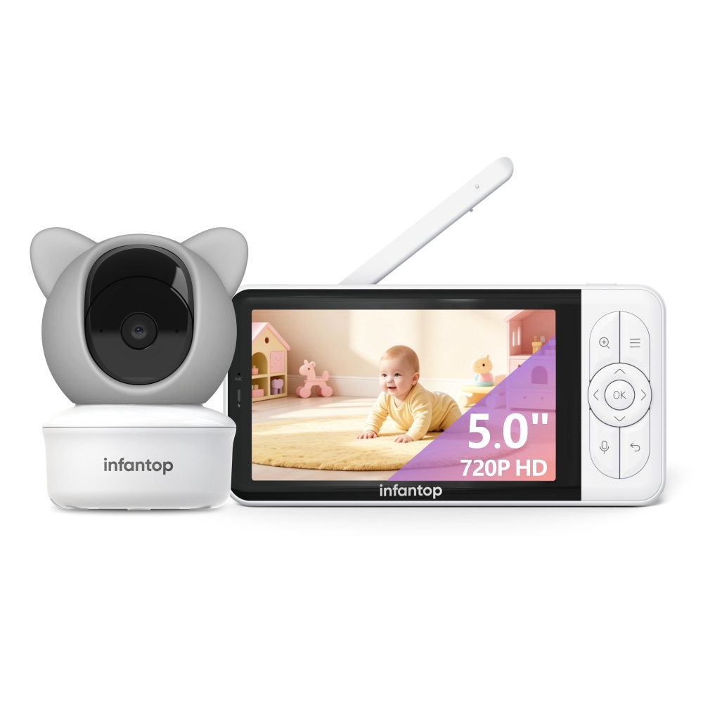 2026 2K WiFi Baby Monitor with Camera and Audio Smart Night Light Baby6TY