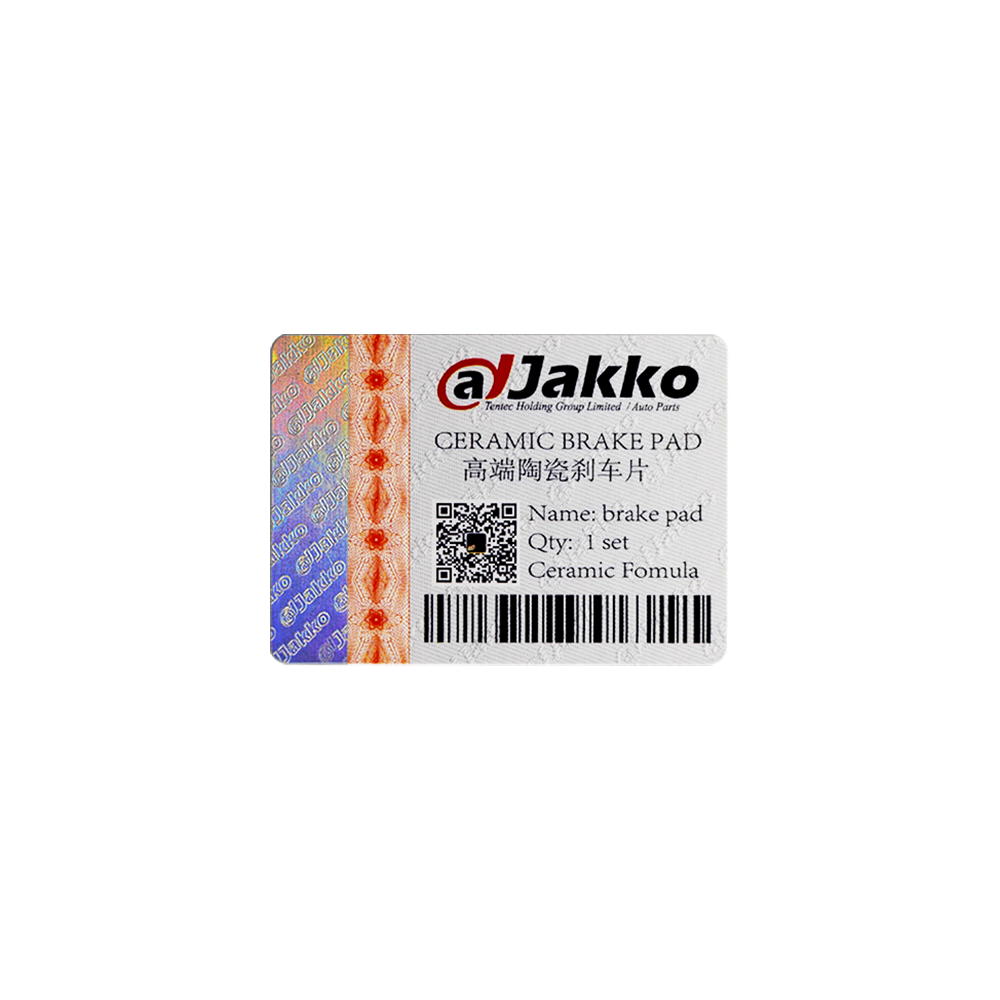 Hologram Embossed Adhesive Security Label with QR/Bar code