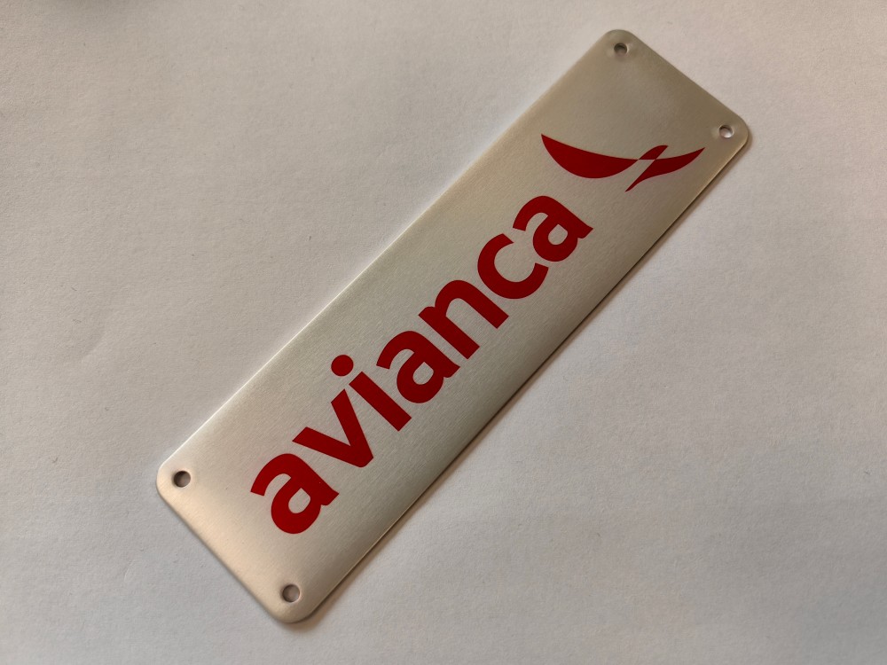 Almajdouie Stainless Steel Etched & Filled Nameplate Replication Customization Case2