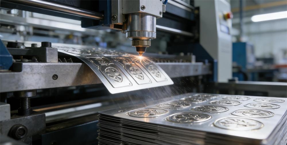 Metal sticker