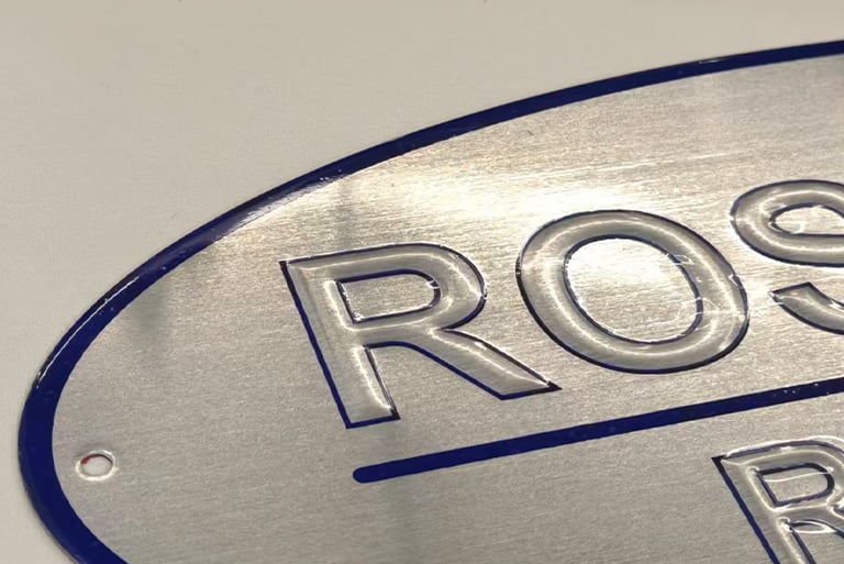 Embossing Process for Labels & Nameplates