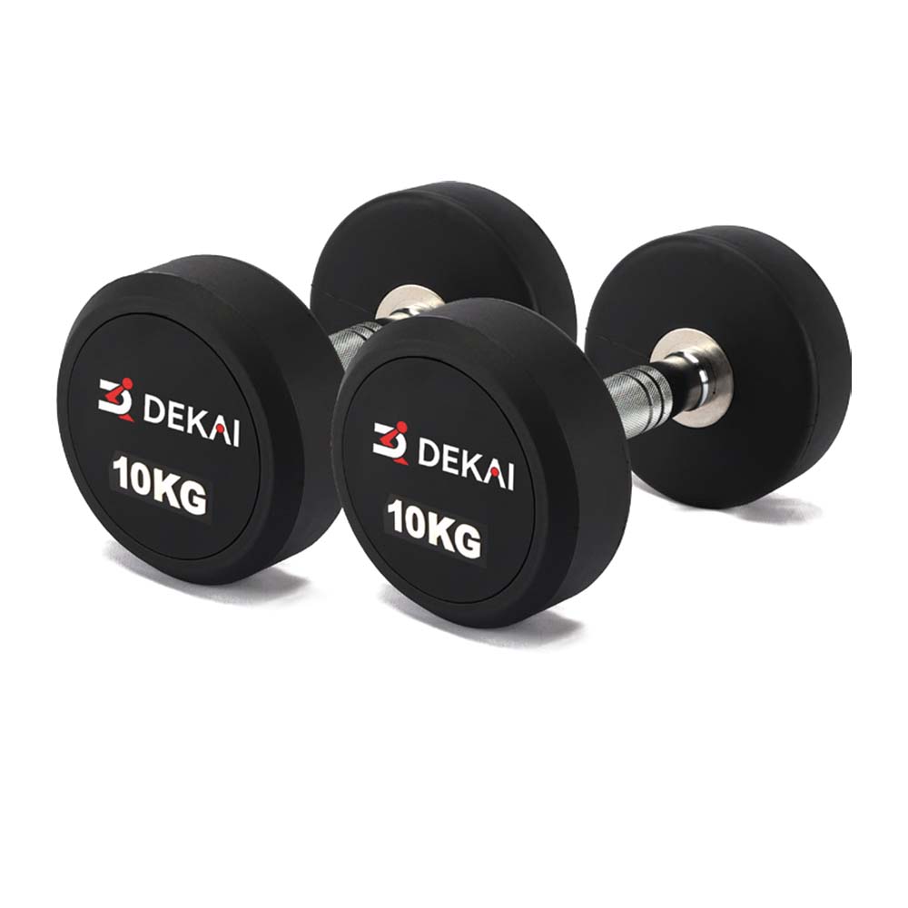 Dumbbells Rwbber ar gyfer ysgolion chwarae masnachol | Offer ffitness mewn Massau gan DEKAI