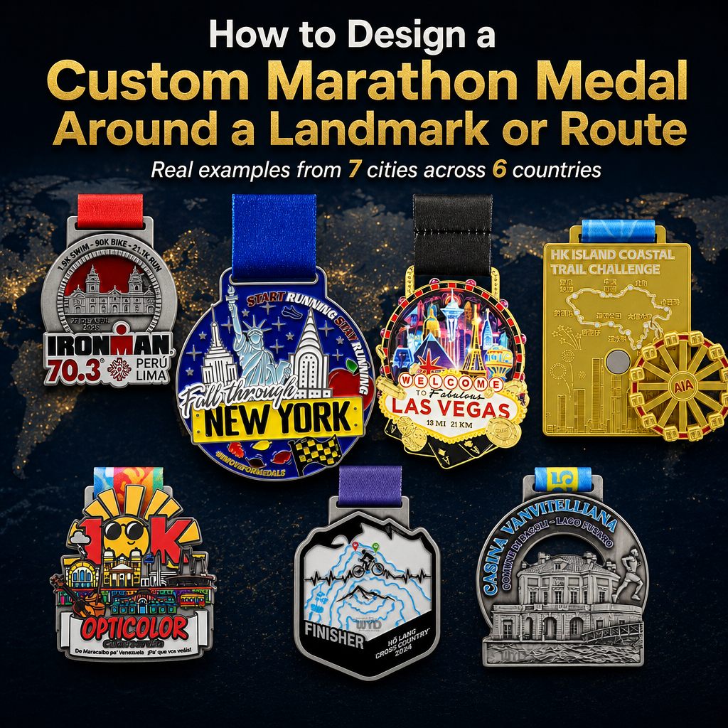 How to Design a Custom Marathon Medal Around a Landmark or Route
