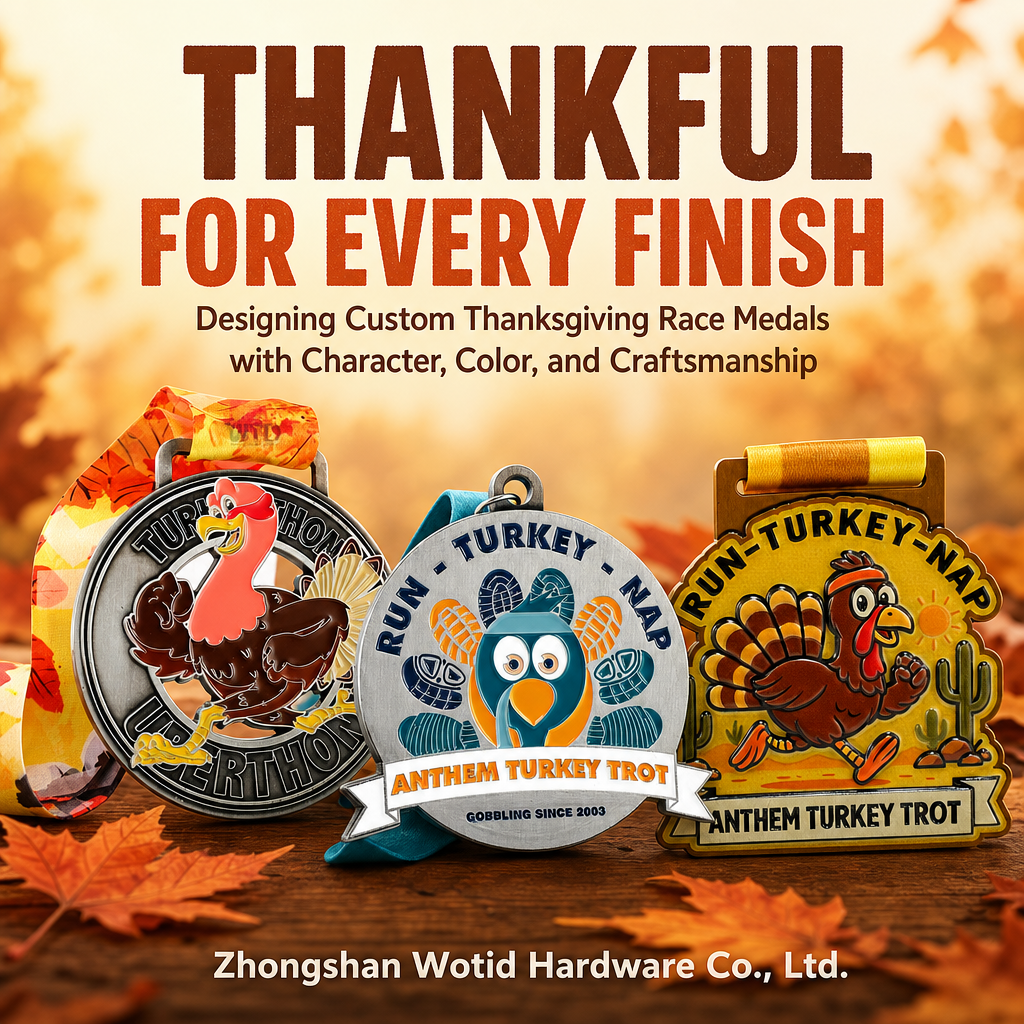 Thankful for Every Finish: A Complete Guide to Custom Thanksgiving Race Medals