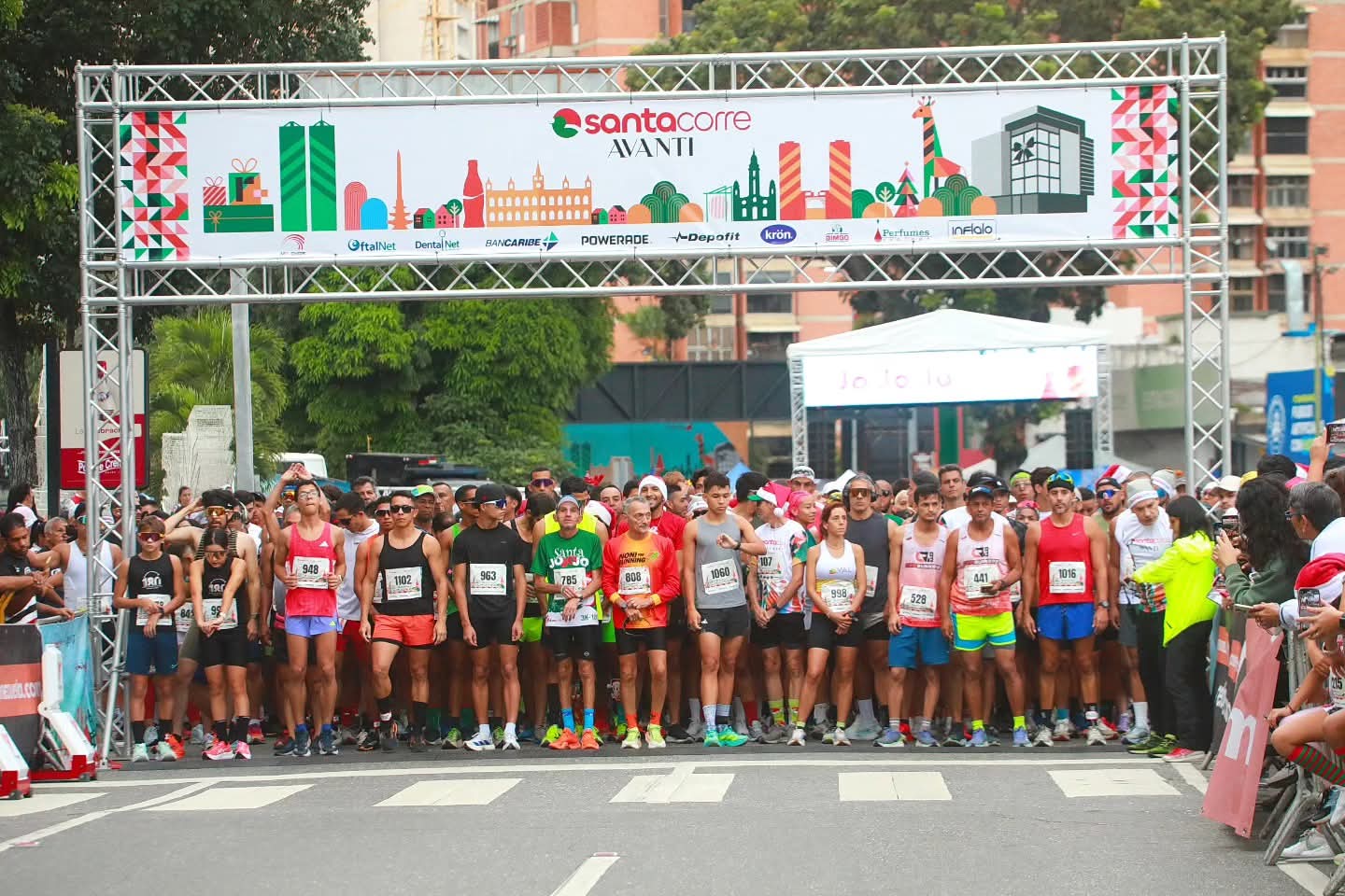 Christmas Magic Run held in Caracas, Venezuela