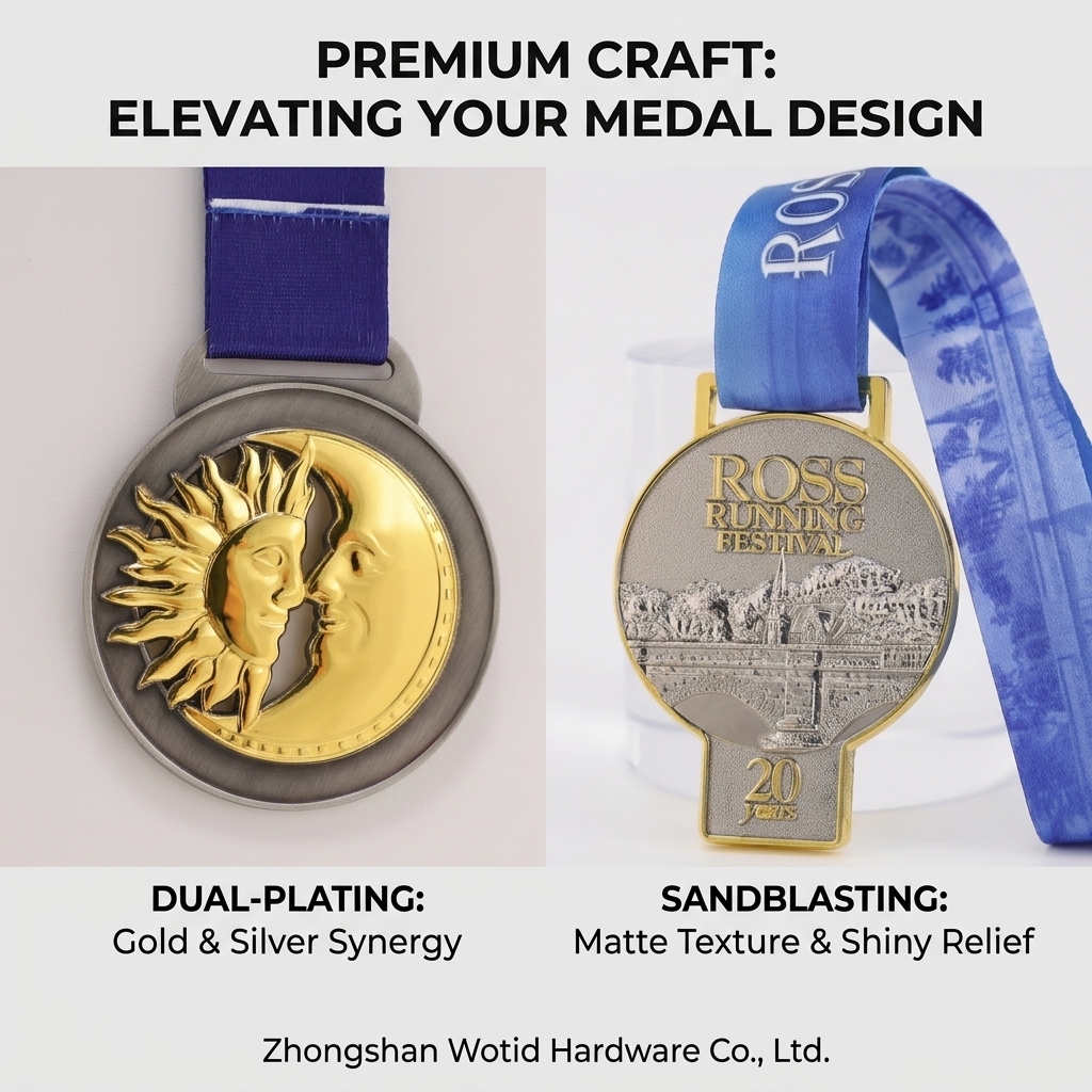 4. Sandblasting & Dual-Plating: The Premium Tier