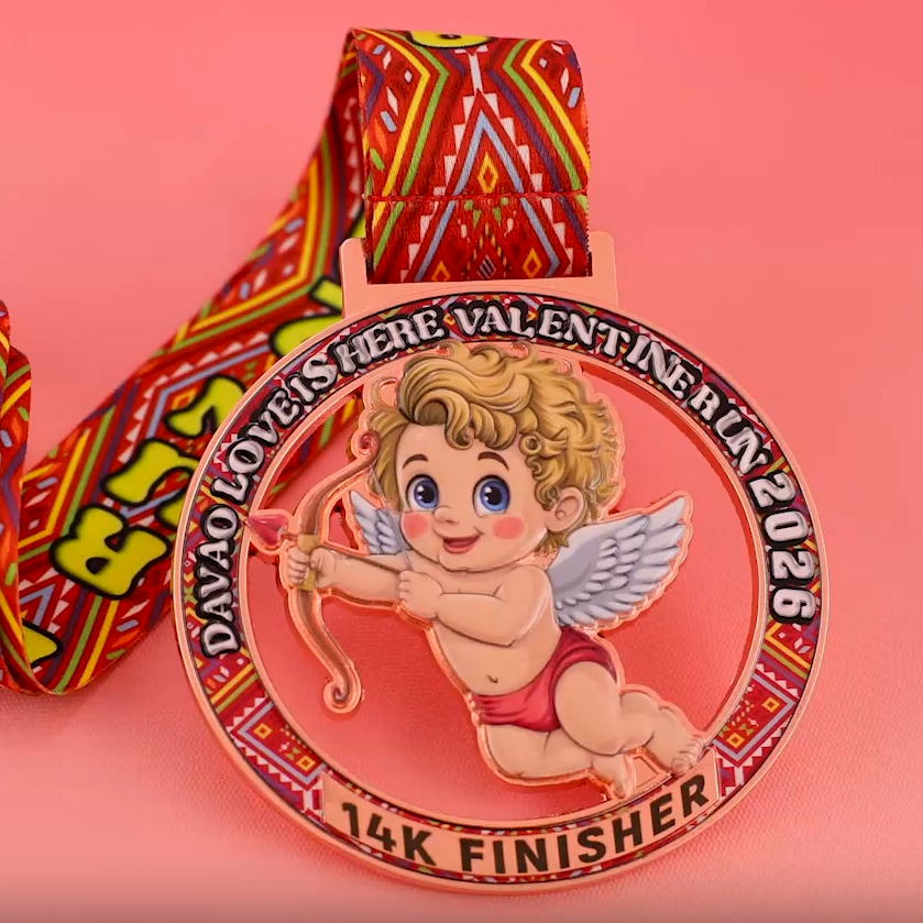 Love in Davos: 14K Cupid's Medal