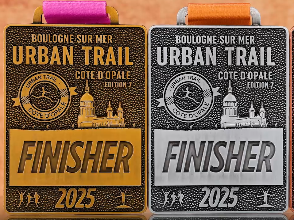 Boulogne-sur-Mer Urban Trail Medal: 2025 Landmark & Coast Collection