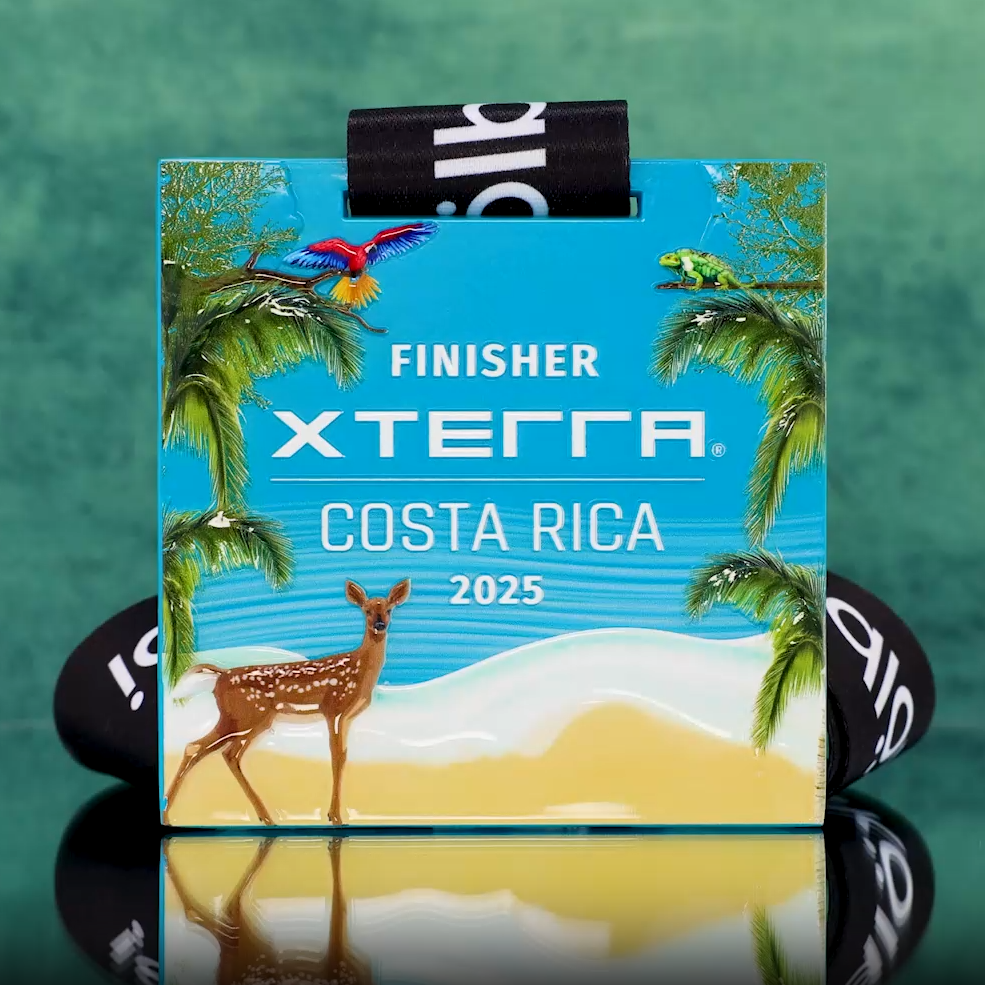 2025 Costa Rica Tropical Beach Wildlife Finisher Medal - Custom Race Award with Lanyard