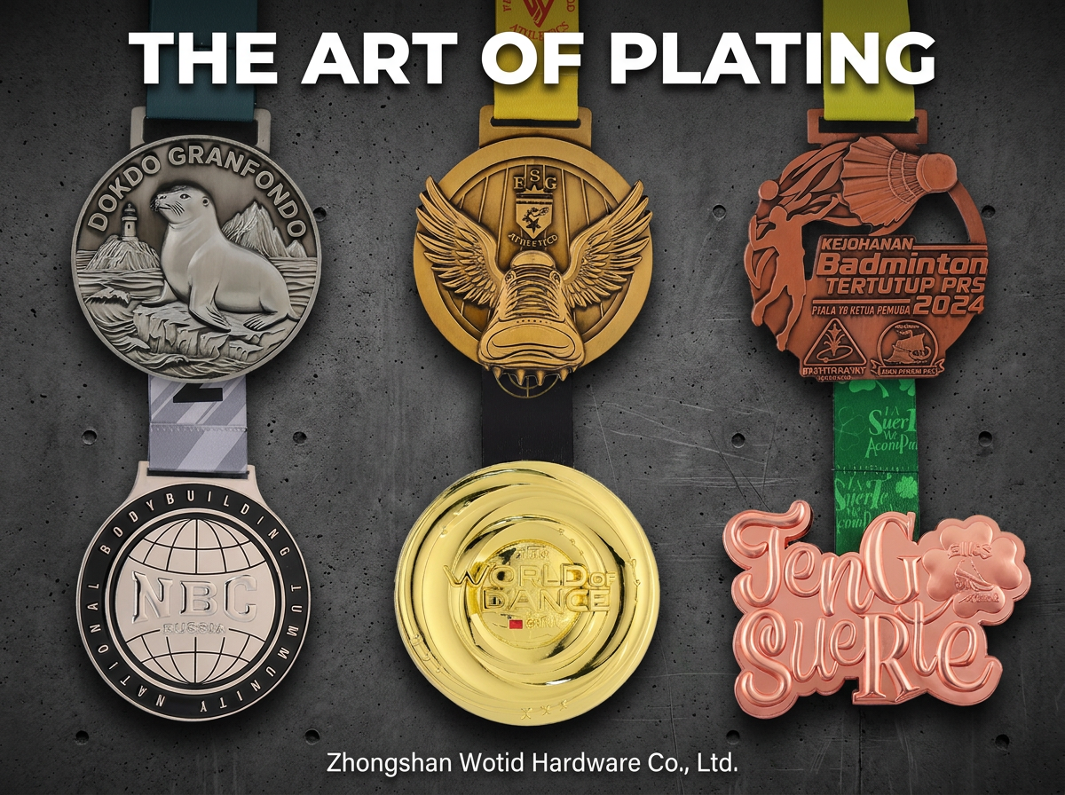 Shiny vs. Antique: Choosing the Right Plating to Elevate Your Medal Design