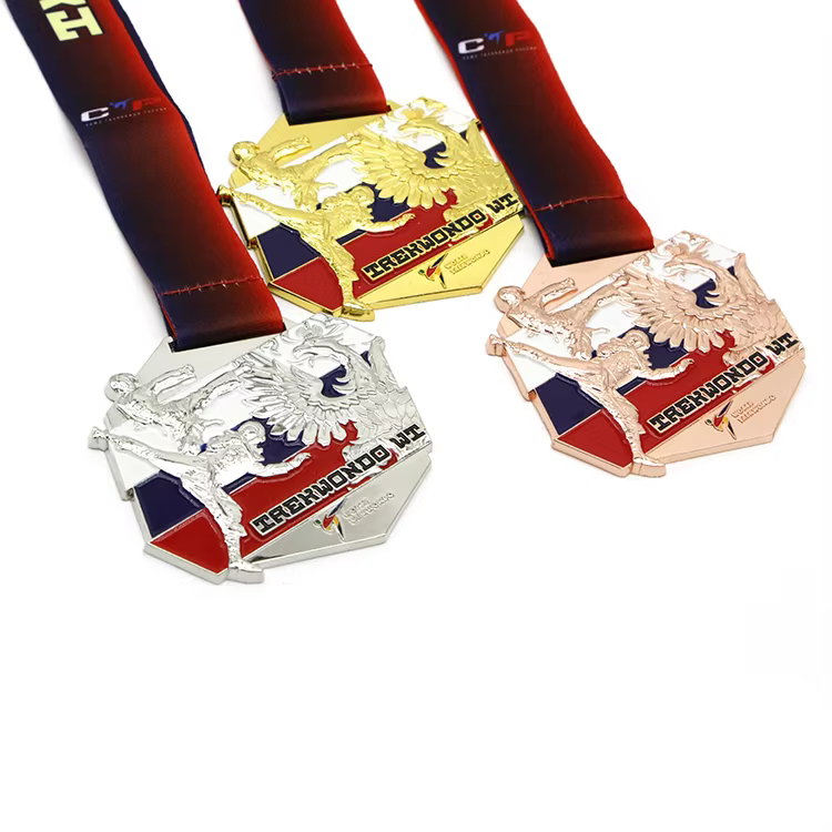 Fine Taekwondo Medals Honor Outstanding Martial Athletes

