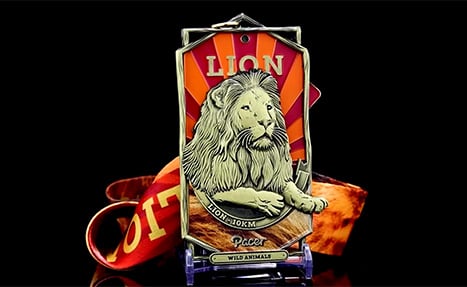 Trail running medal