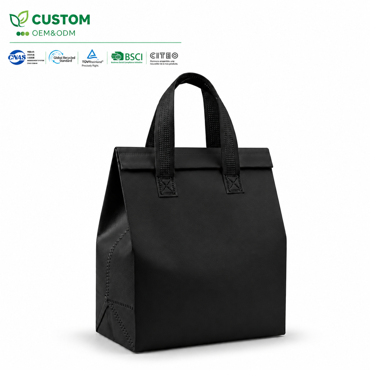 Materiais sostibles con certificación GRS
