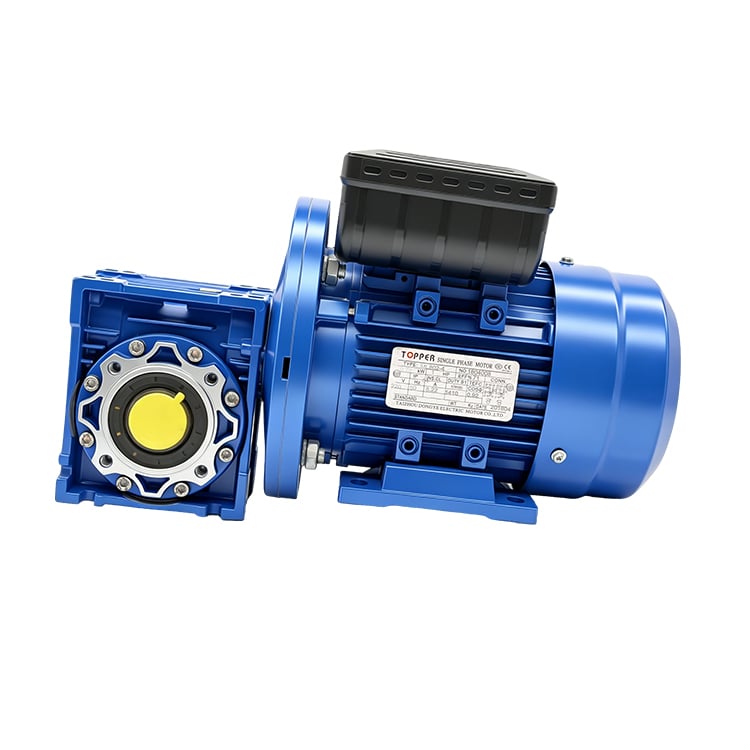 High Quality Motor With Worm Reducer Newest Nmrv40 Gearbox with Electric Motor Hot-Sale Worm Gear Motor for Printing Machine