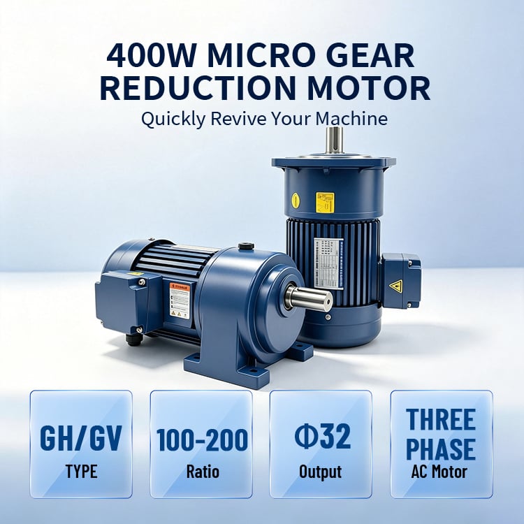 High-Torque GH32-400W AC Gear Motor Smart Electric Reversible Speed Reducers for Vending Machines