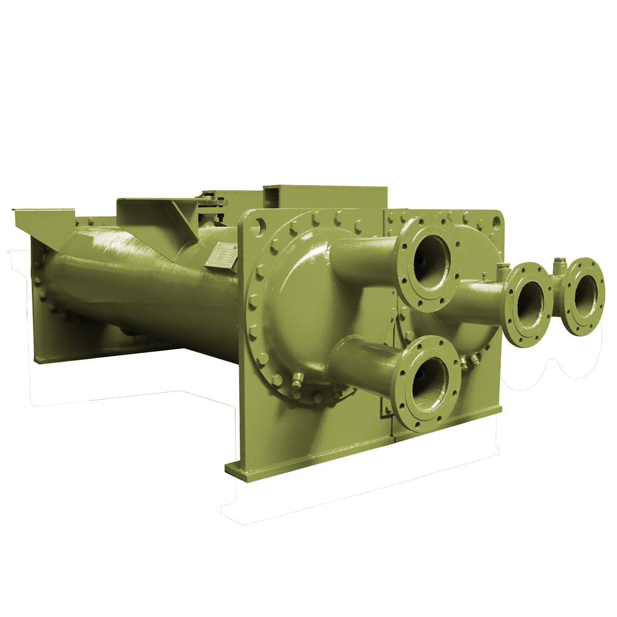 Full liquid heat exchanger