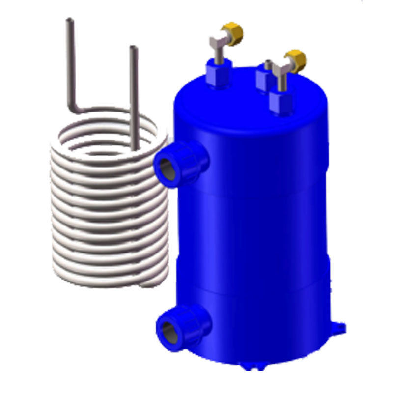 Titanium heat exchanger
