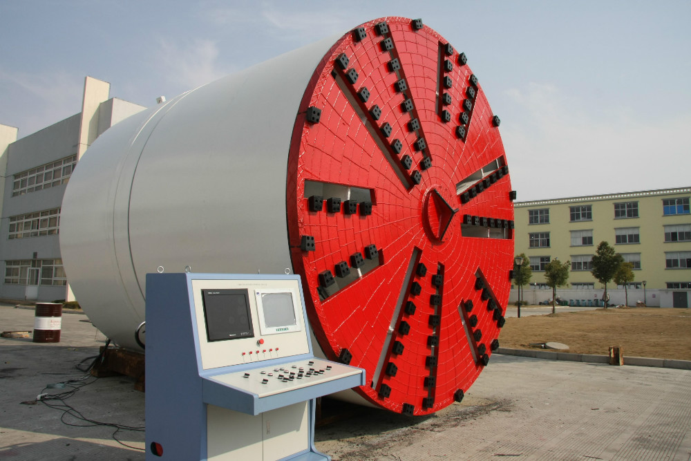 Prueba de la máquina en la fábrica