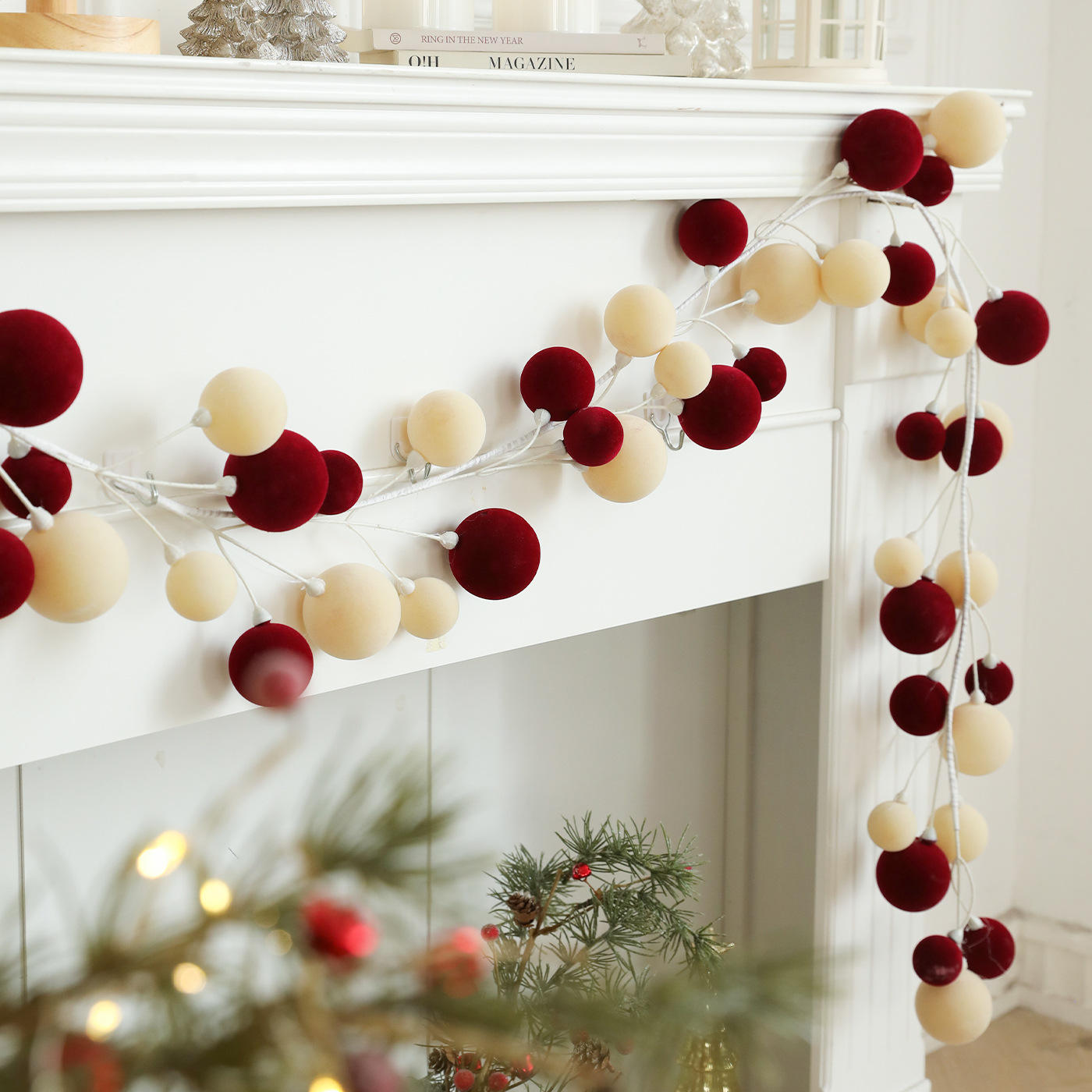 Does south-facing window light fade Christmas garland faster than north?