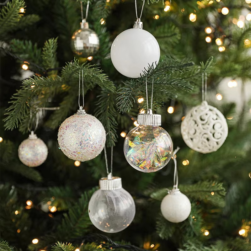 Can Christmas ball tree ornaments be used as filler for clear vases?