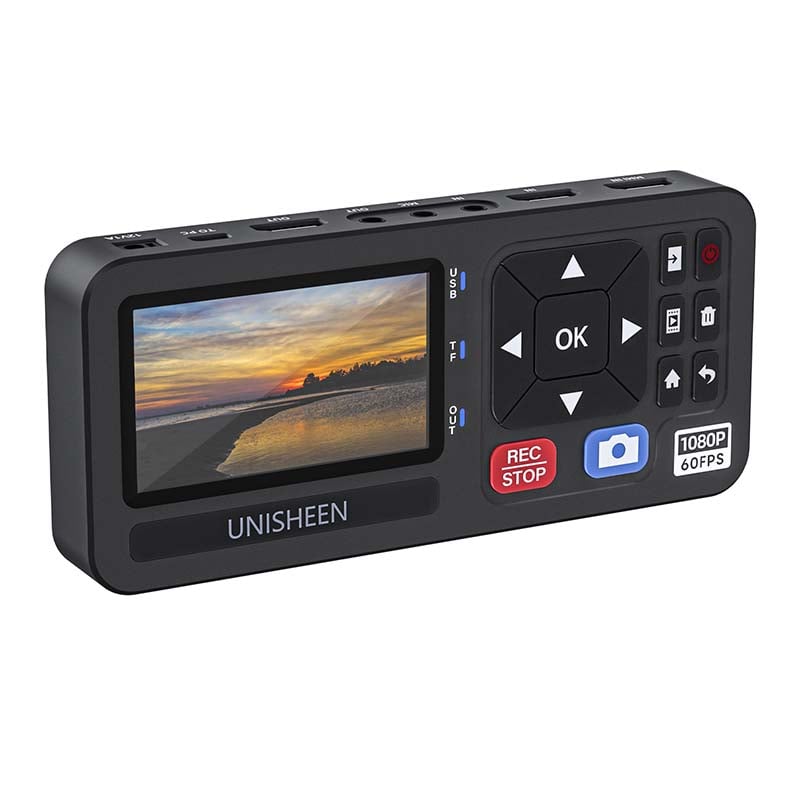 UR500A-M 4K Capture Box Switchable Video Recorder VGA DVI HDMI YPbPr RCA Camera