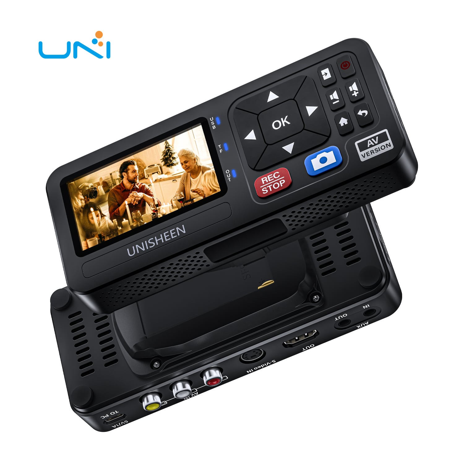 UR230A-B VHS to Digital Converter with Battery Base