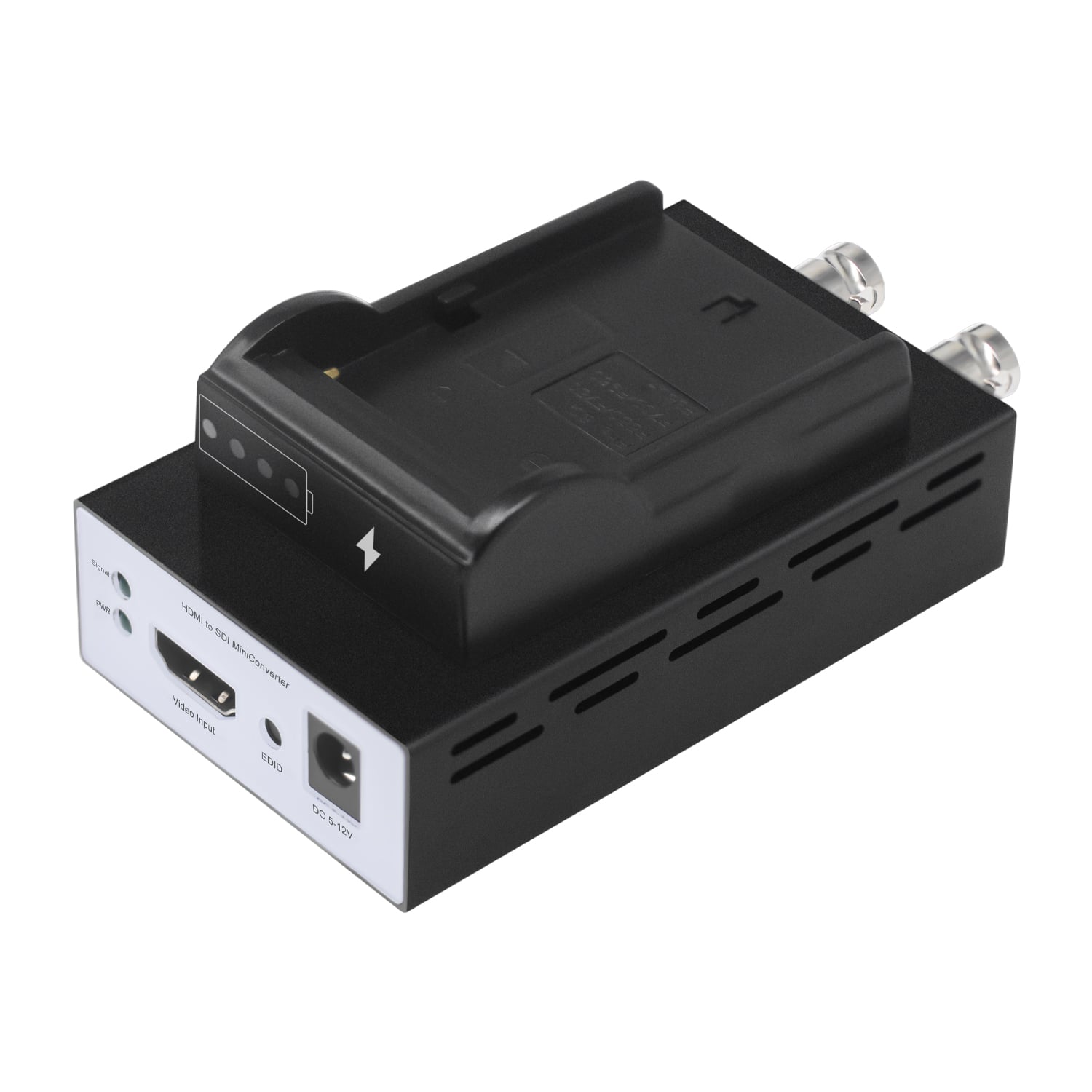 UCT101B | Professional HDMI to Dual 3G-SDI Mini Converter with EDID Learning & Battery Plate