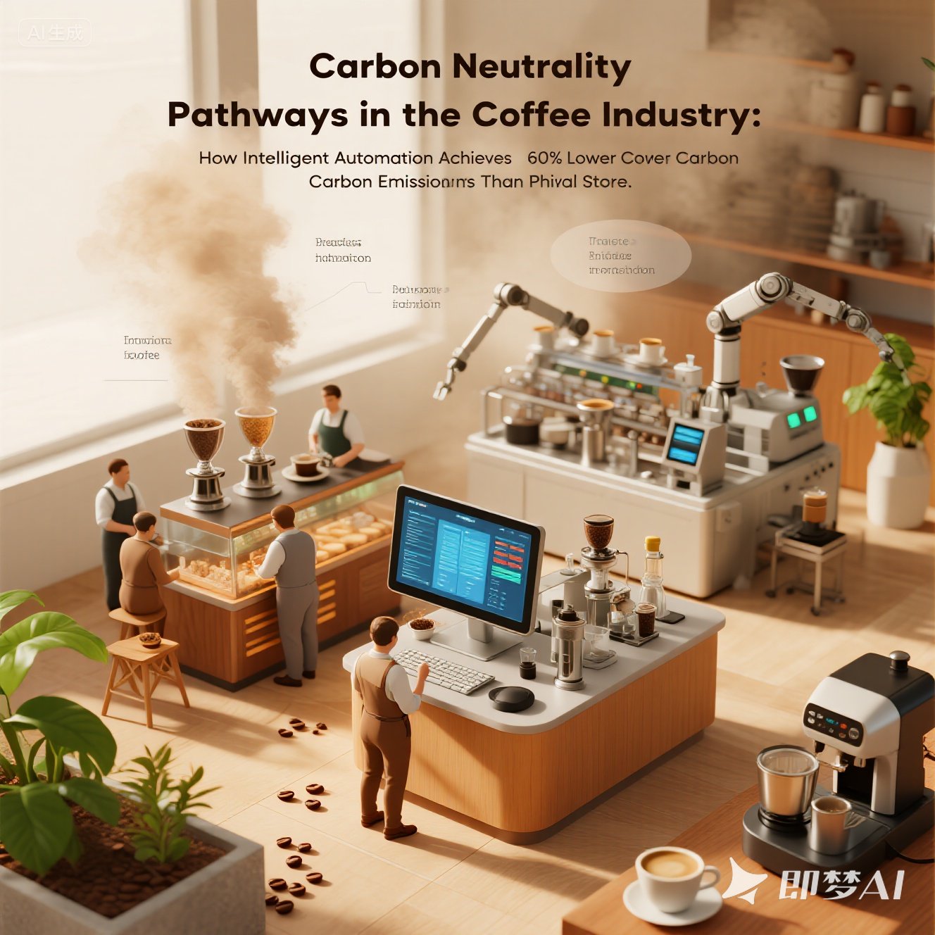 Các Con Đường Hướng Tới Trung Hòa Carbon Trong Ngành Công Nghiệp Cà Phê: Cách Thức Tự Động Hóa Thông Minh Giảm 60% Lượng Khí Thải Carbon So Với Các Cửa Hàng Truyền Thống