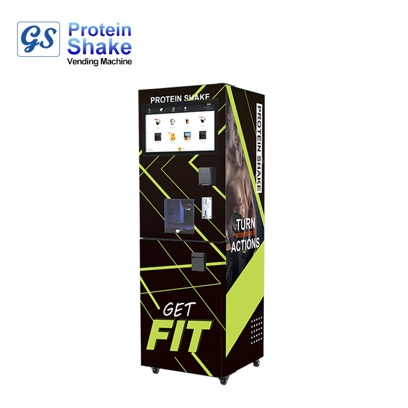 Máy bán protein shake tự động hoàn toàn cho phòng tập GS máy bán cà phê