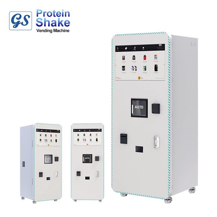 Máy bán cà phê GS với SDK máy bán đồ uống năng lượng, protein shake cho việc xây dựng phòng tập