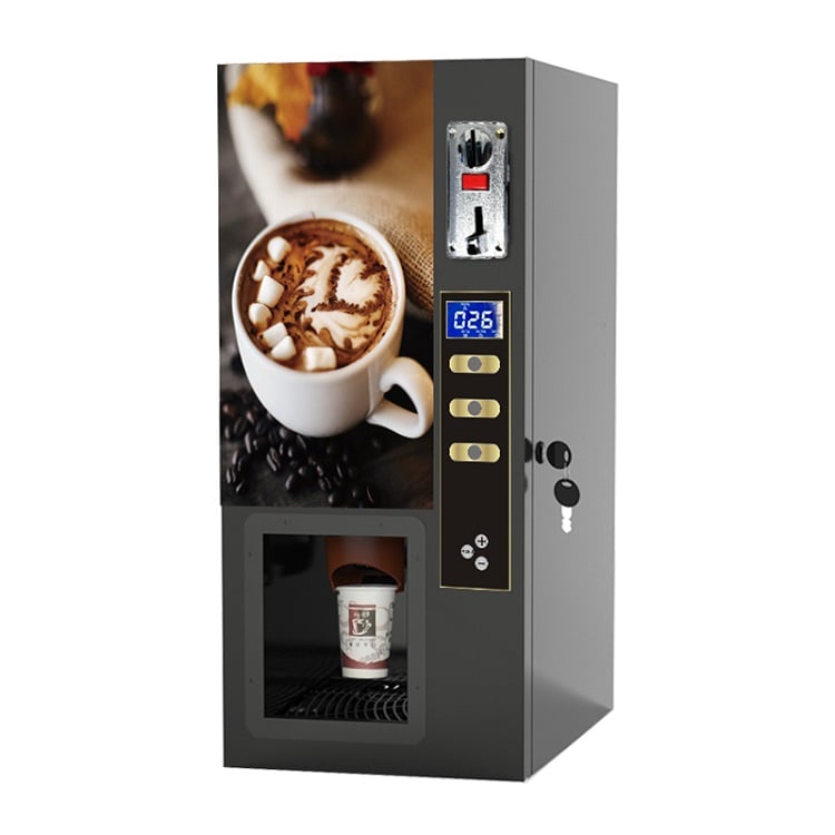 GTD203 Tự động bằng đồng xu Máy pha cà phê tự động cốc Máy pha cà phê để bàn
