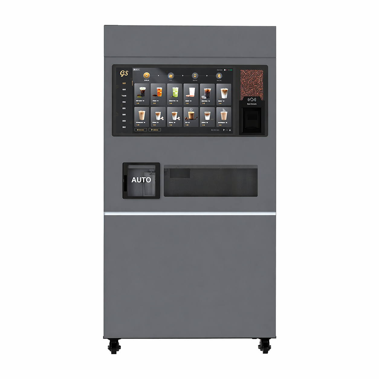 JK89 Multi-beverage Robotic Barista Kiosk Vending Machine Coffee Tea Sparkling Drinking All-in-one Self-service Vending Machine 