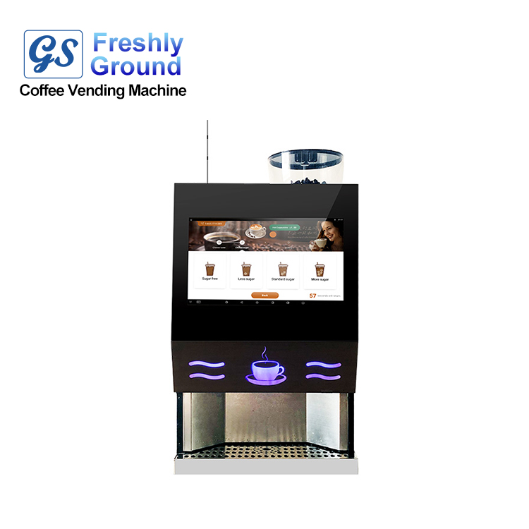 Nhận liều caffeine của bạn một cách dễ dàng nhờ máy bán tự động trà và cà phê có tùy chọn sữa tươi của chúng tôi.