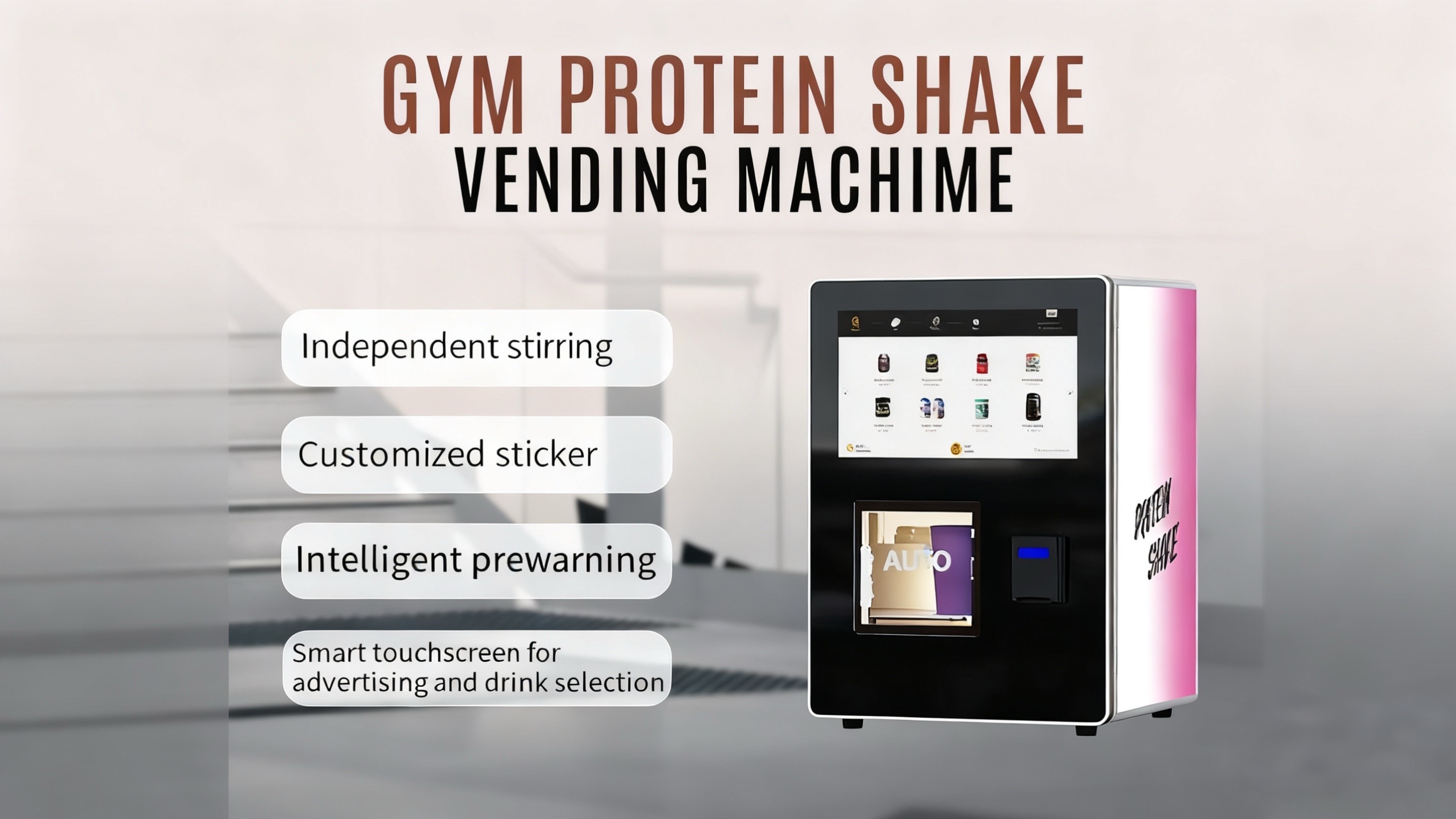 Mesin Penjual Otomatis Protein Shake: Peluang