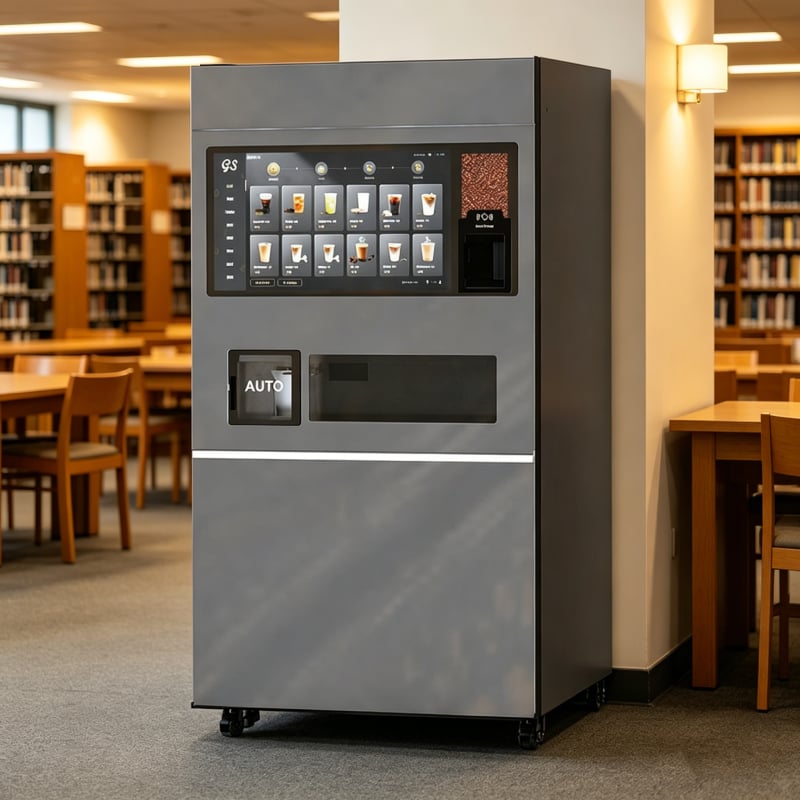 JK89 Multi-beverage Robotic Barista Kiosk Vending Machine Coffee Tea Sparkling Drinking All-in-one Self-service Vending Machine 