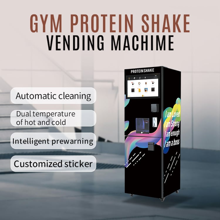 Máy bán protein shake tự động hoàn toàn cho phòng tập GS máy bán cà phê
