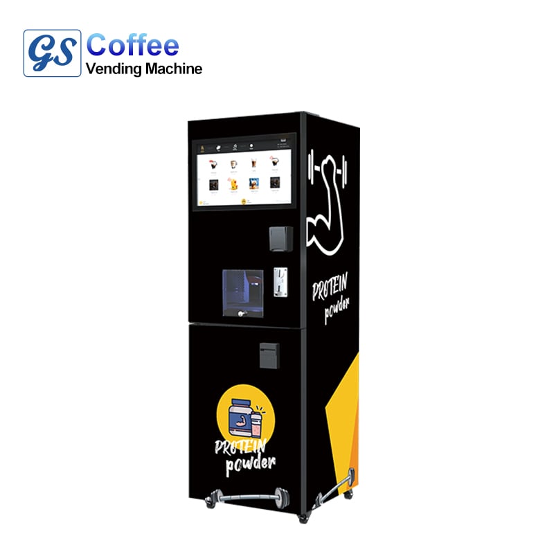 Máy bán protein shake tự động hoàn toàn cho phòng tập GS máy bán cà phê