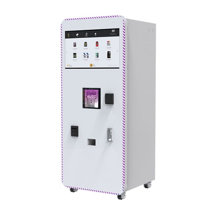 Máy bán cà phê GS với SDK máy bán đồ uống năng lượng, protein shake cho việc xây dựng phòng tập